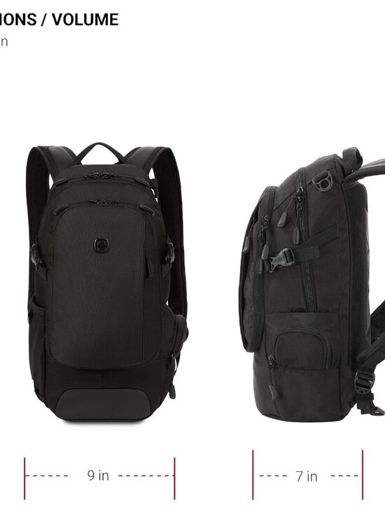 3598 Narrow Daypack: Sleek, Organized, Water-Resistant Backpack for Commuters an main image 5